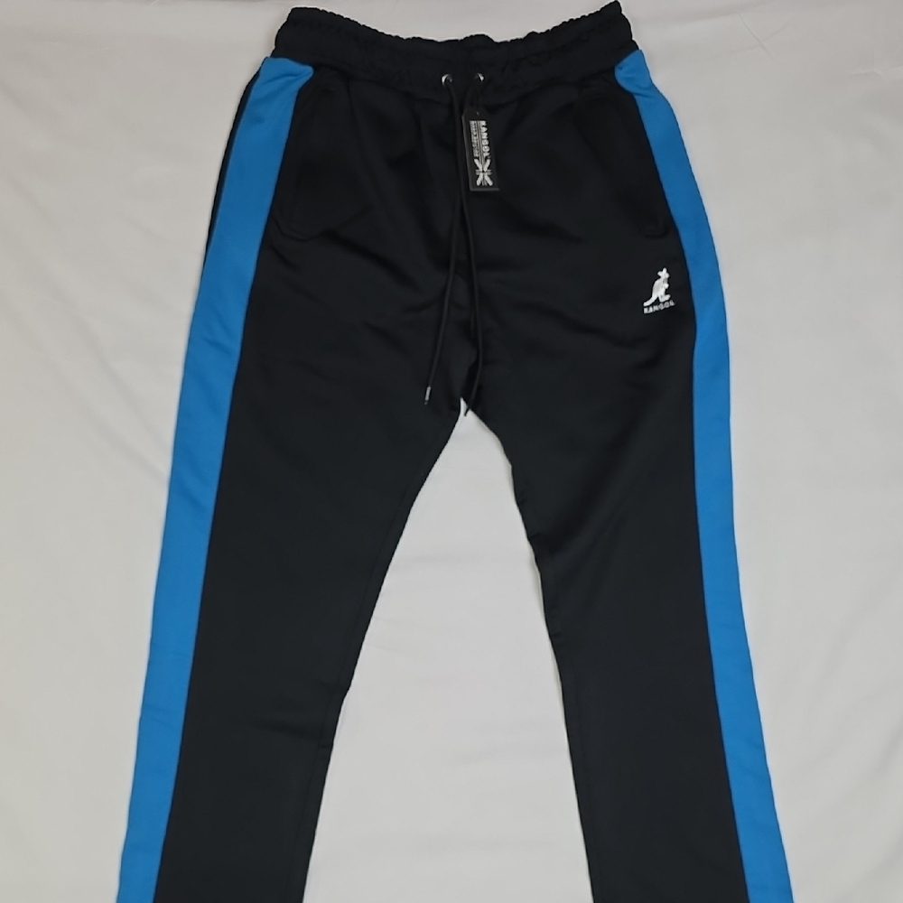 Kangol Black and Blue Joggers Size Medum